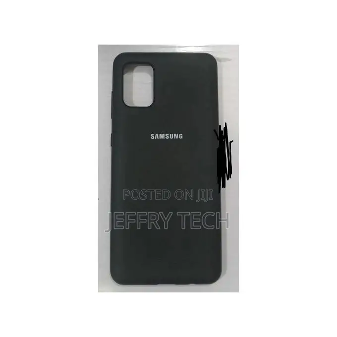 Samsung Galaxy A31 Silicone Back Case - Black