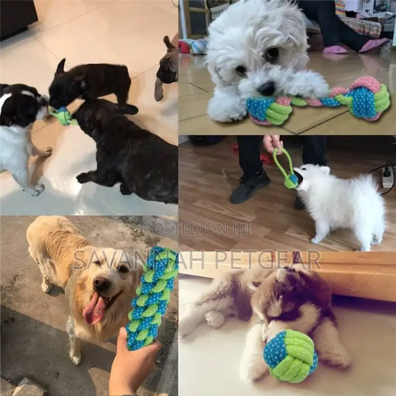7 Toys Set Tough Rope Dog Toys for Playing, Training Teeth