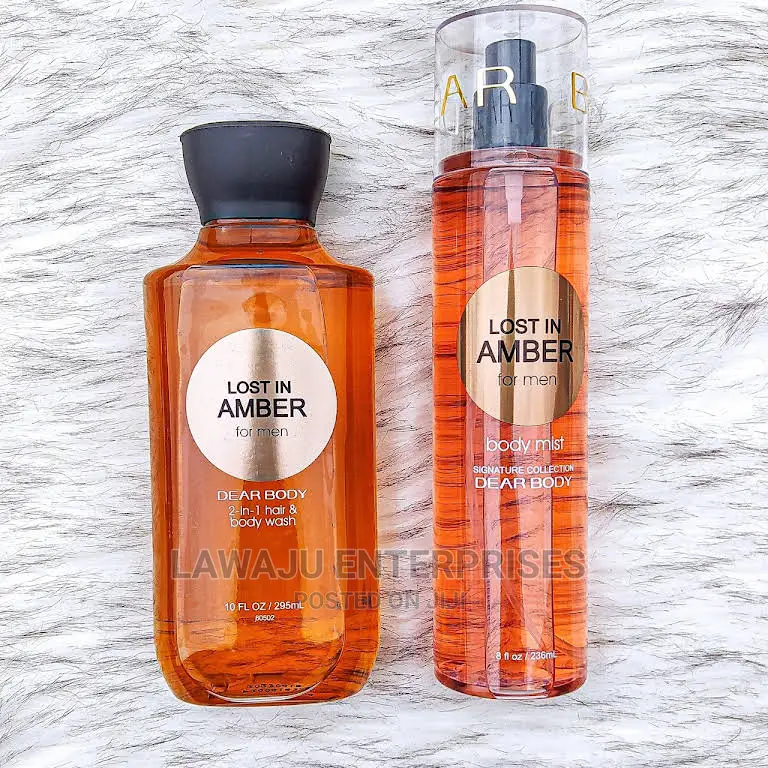 Lost in Amber for Men 2in1 (Body Mist + Shower Gel)Scent