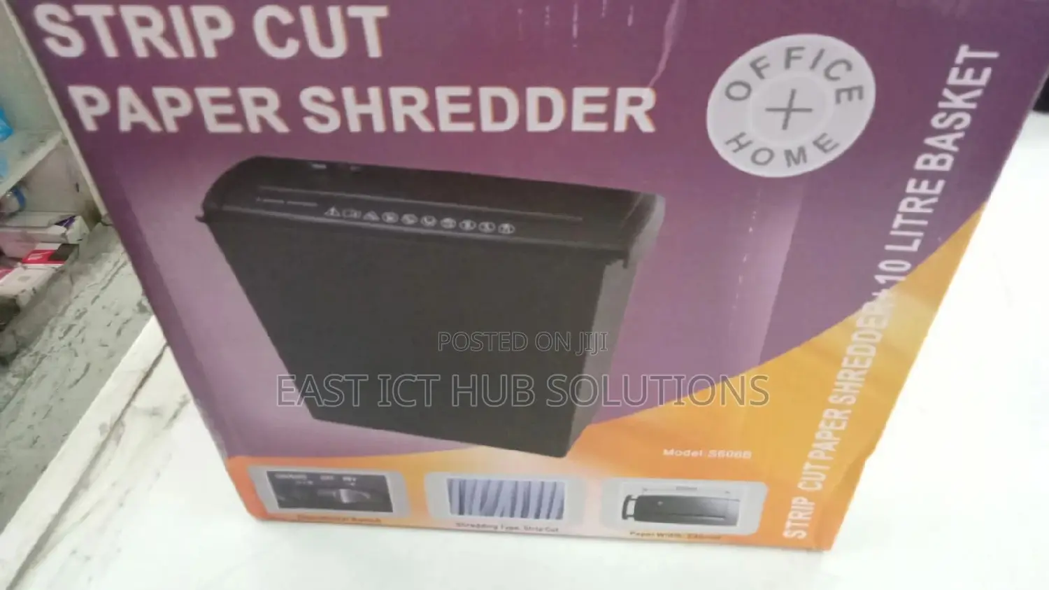 Strip Cut Paper Shredder 10 Litres