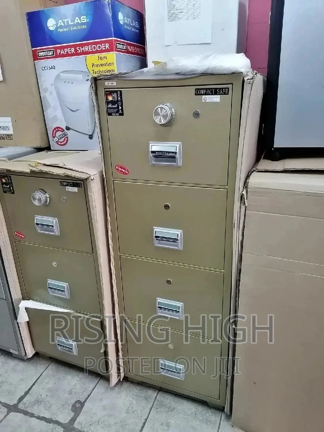 4 Drawers Firepoof Filing Cabinets