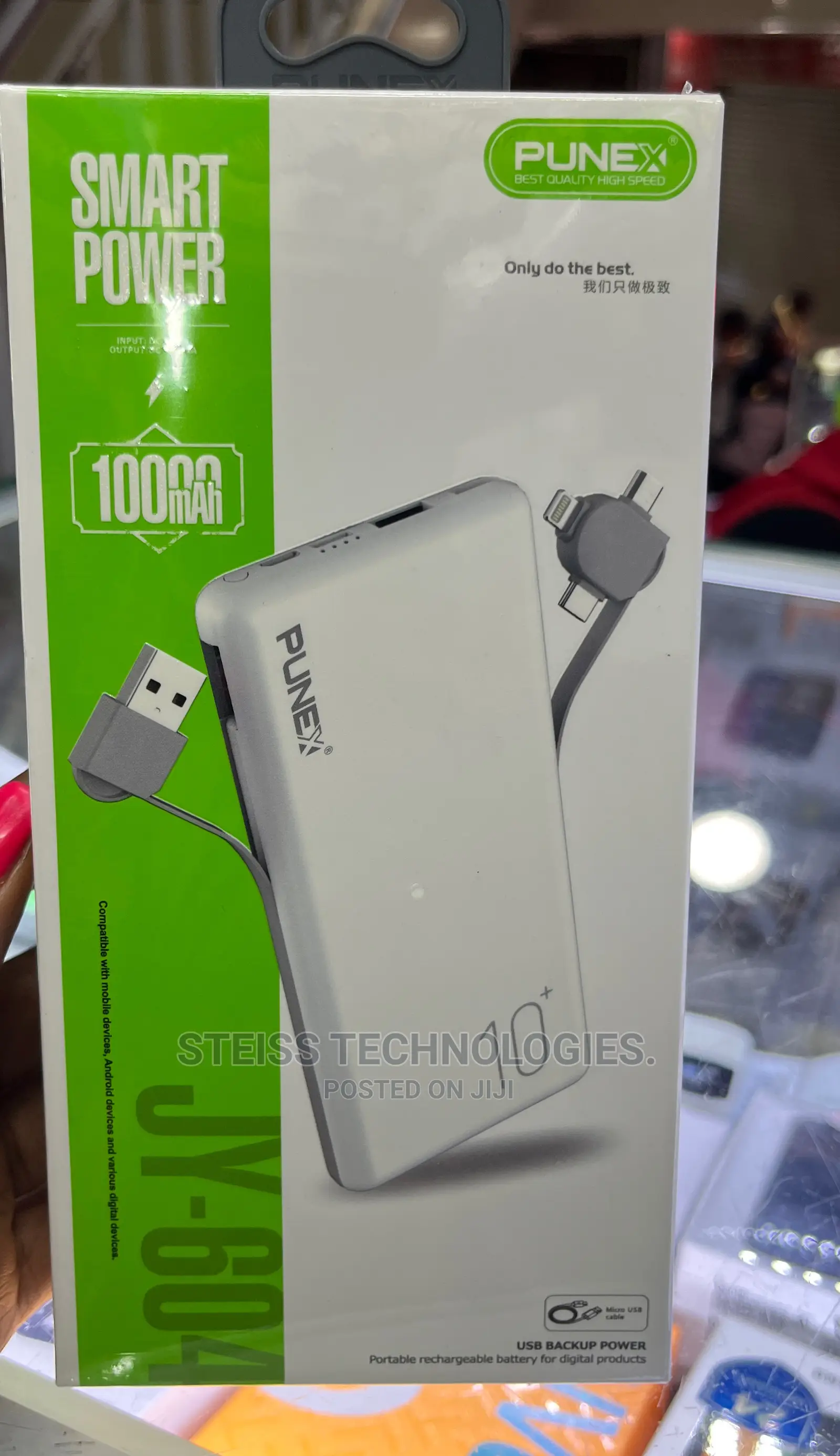 Punex 10000mah Powerbank.