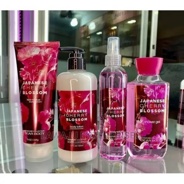 Japanese Cherry Blossom 4in1 Body Lotion Splash Set