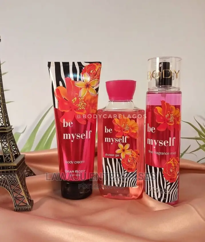 Be Myself 3in1 Body Mist,Shower Gel+Body Cream Dear Body Set