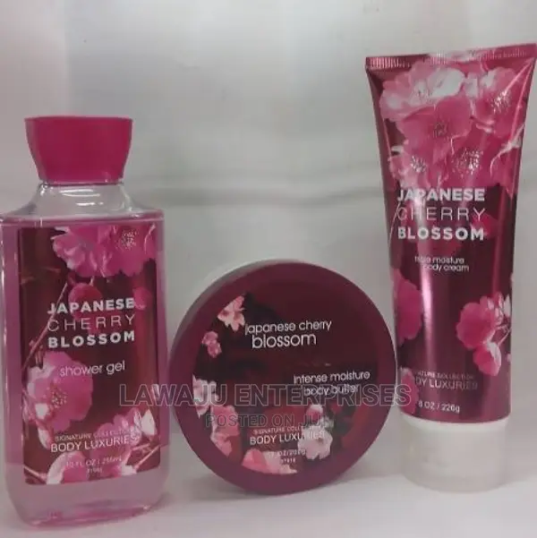 Japanese Cherry Blossom 3in1 Cream,Body Butter+Shower Gel