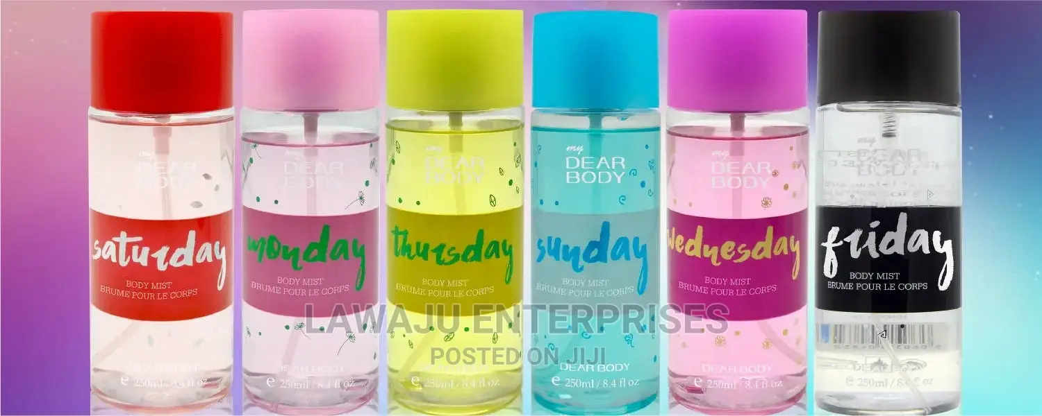 Dear Body Monday-Sunday 250ml Body Mist