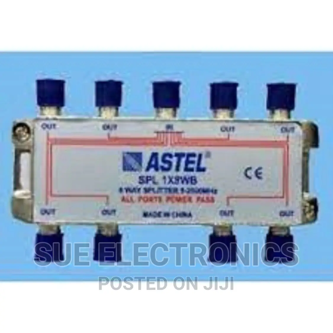 Astel 8 Way Video Splitter