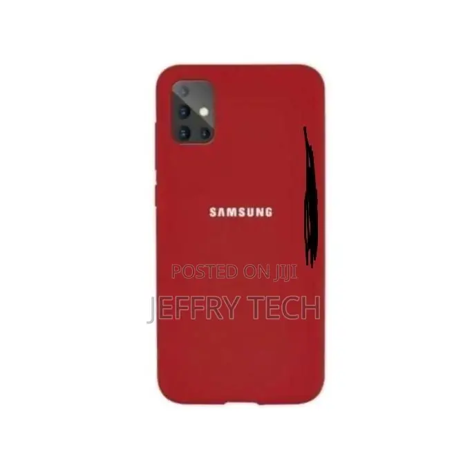 Samsung Galaxy A51 Silicone Back Case - Red