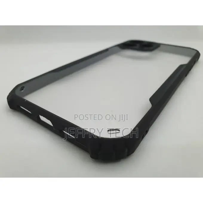 Apple iPhone 12 Pro Max Cover With Soft Silicone Edges and T