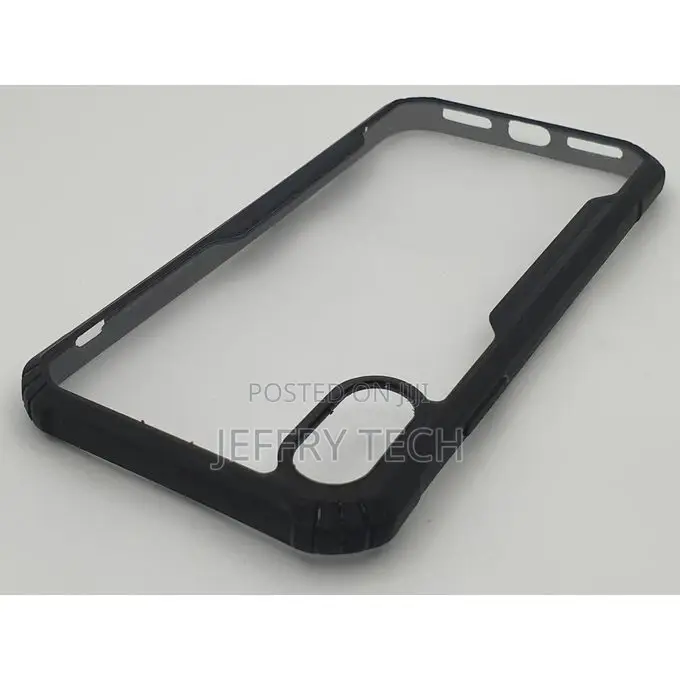 Apple iPhone X/Xs Cover With Soft Silicone Edges and Transpa