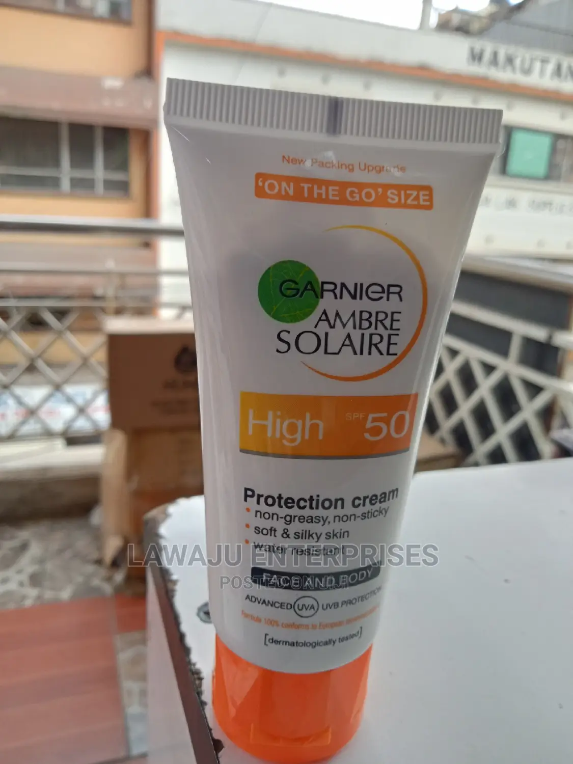 Garnier Ambre Solaire SPF 50 Face Body Protection Sunscreen