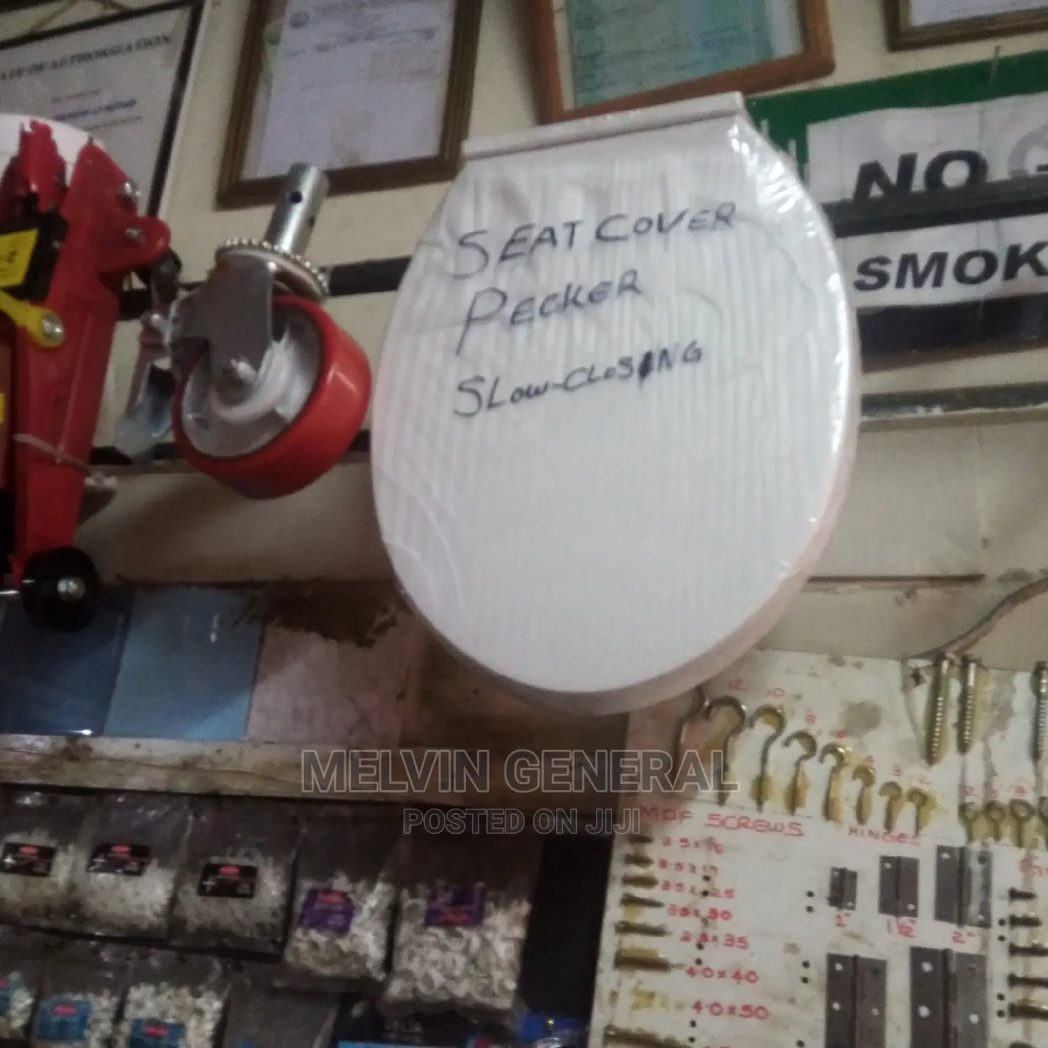 Hydraulic Seat Cover White