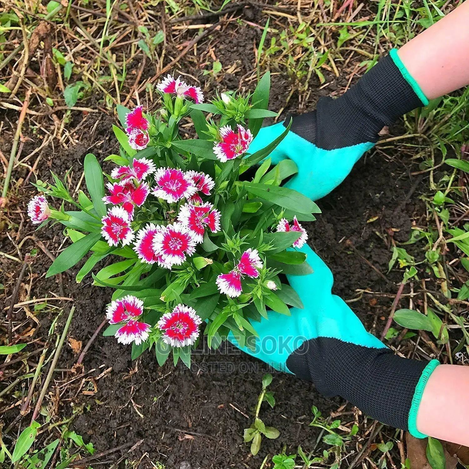 Digging Raking Planting Gardening Gloves With Claws