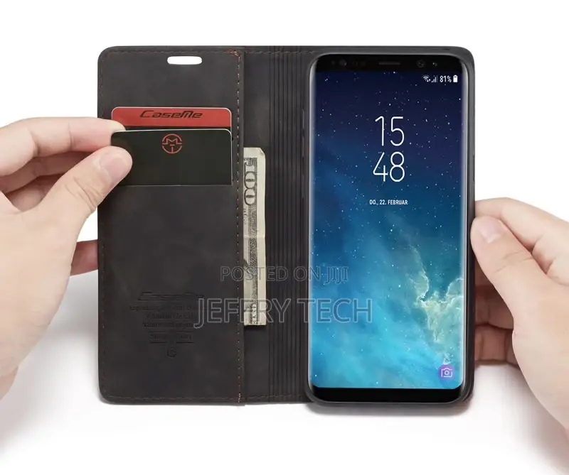 Caseme Samsung Galaxy S8 Plus Retro Matte Soft Flip Leather