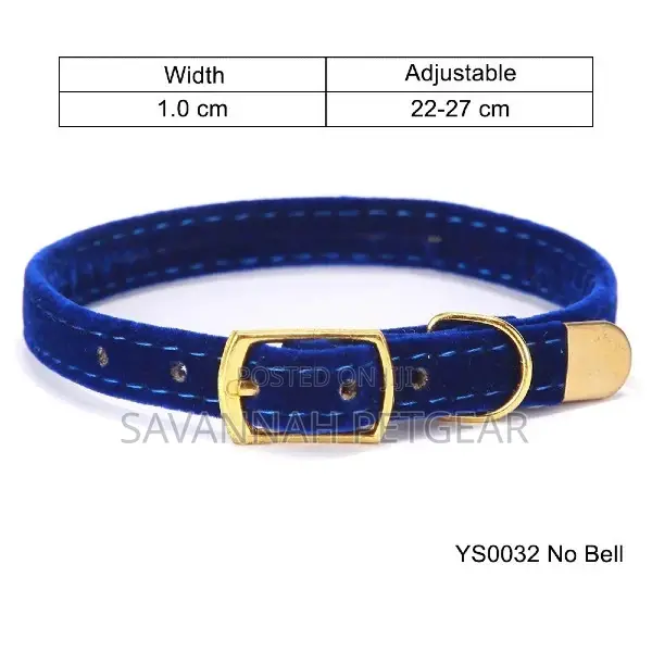Soft Velvet Cat Collar for for Cats Small Dogs
