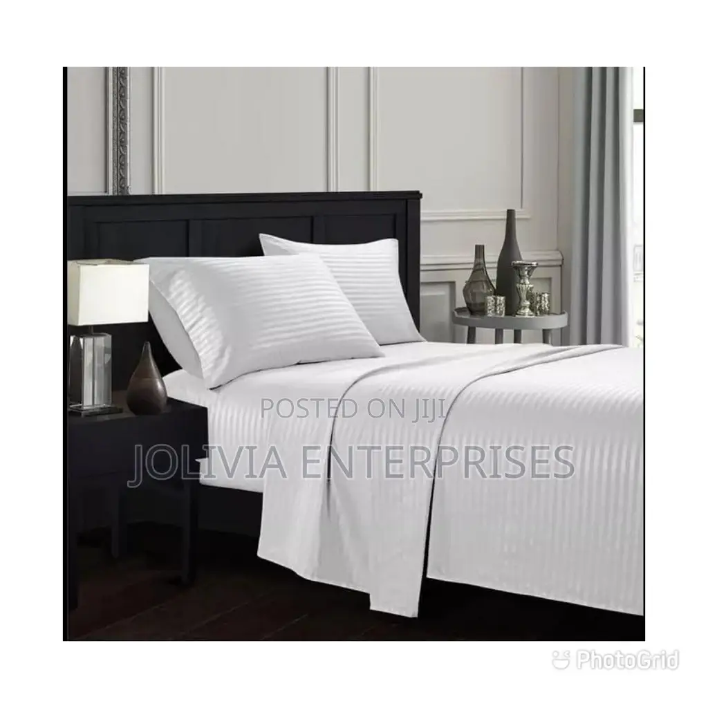Bedsheet Set ( Stripped Cotton)