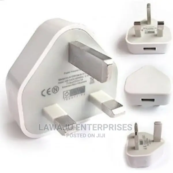 Apple 3 Pin USB Plug/Adapter/Wall Charger for iPhone's