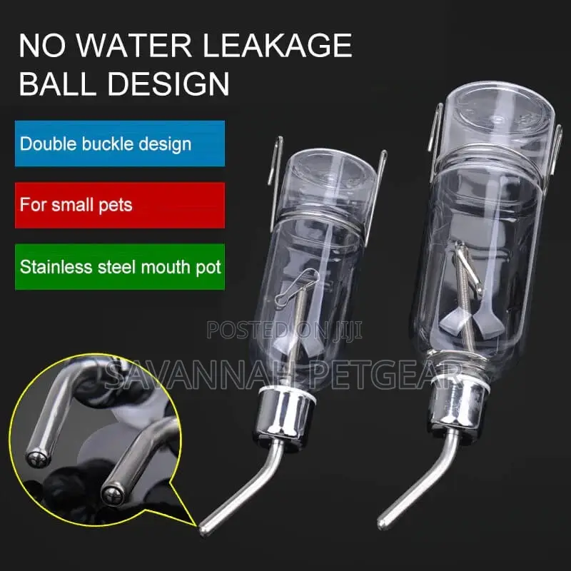 Chew Proof Bird Small Animal Water Bottle