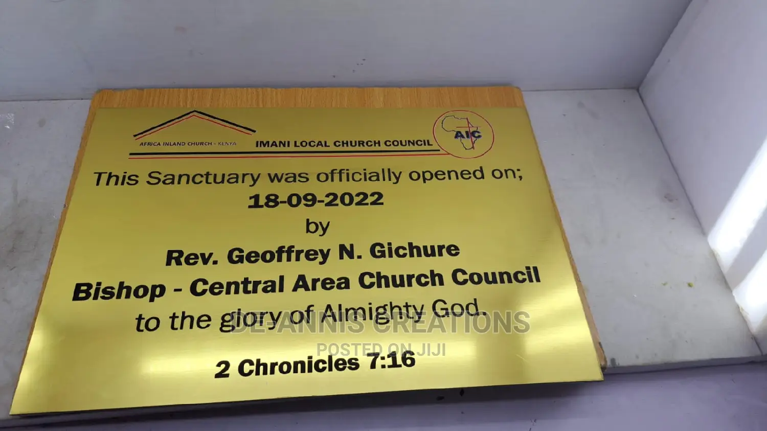 A3 Plaques Branding