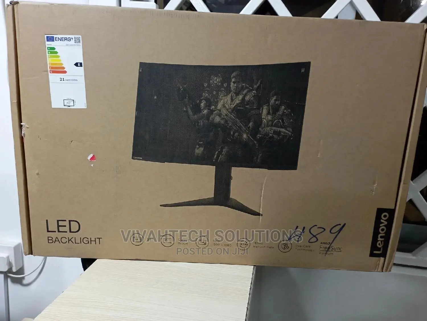 Lenovo 27" Curved Gaming Monitors