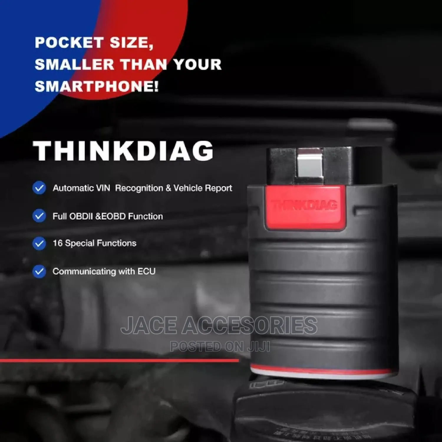 Thinkdiag Obdii Scanner+ Free Extension Cable