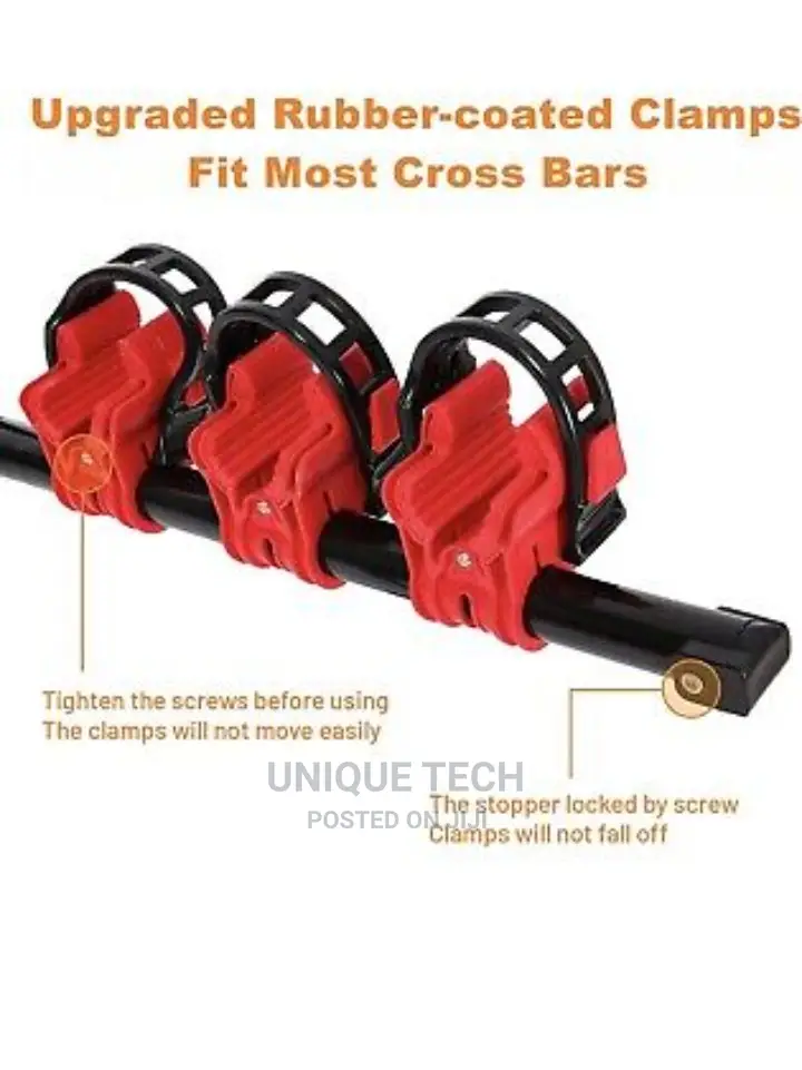 Road Bike Trunk Mount 3-Bike Car Carrier Rack