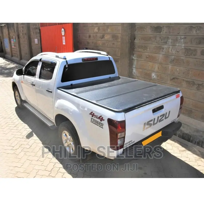 Aluminum Hard Tri Fold Tonneau Cover for Isuzu D-Max Double