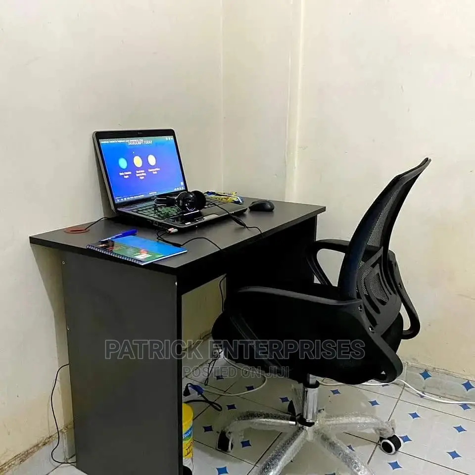 1 Mtr Office Desk Drawer Less Plus Low Back Recliner Chair