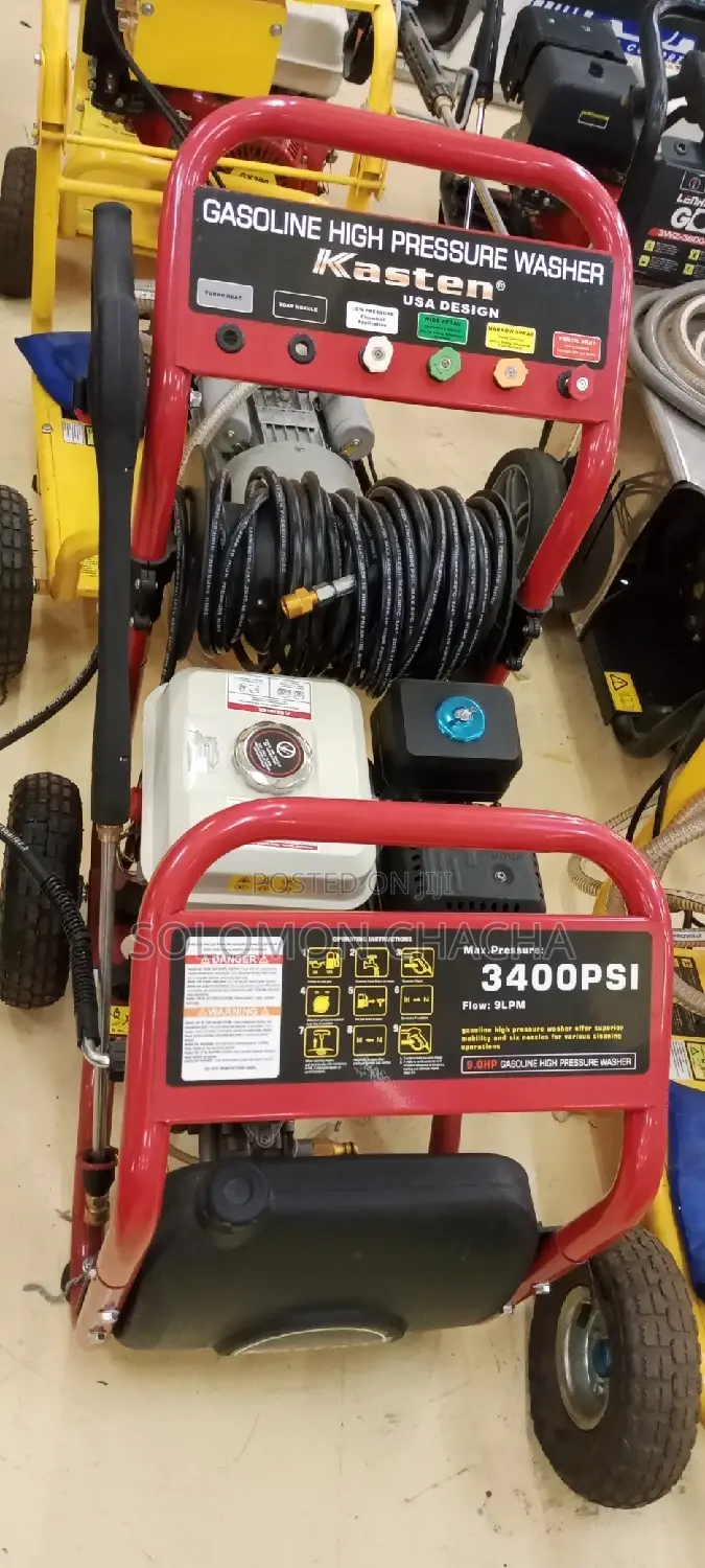 Kasten 3400PSI Gasoline Pressure Washer