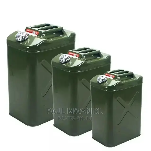 5-gallon Metal Safety Fuel Jerry Can.