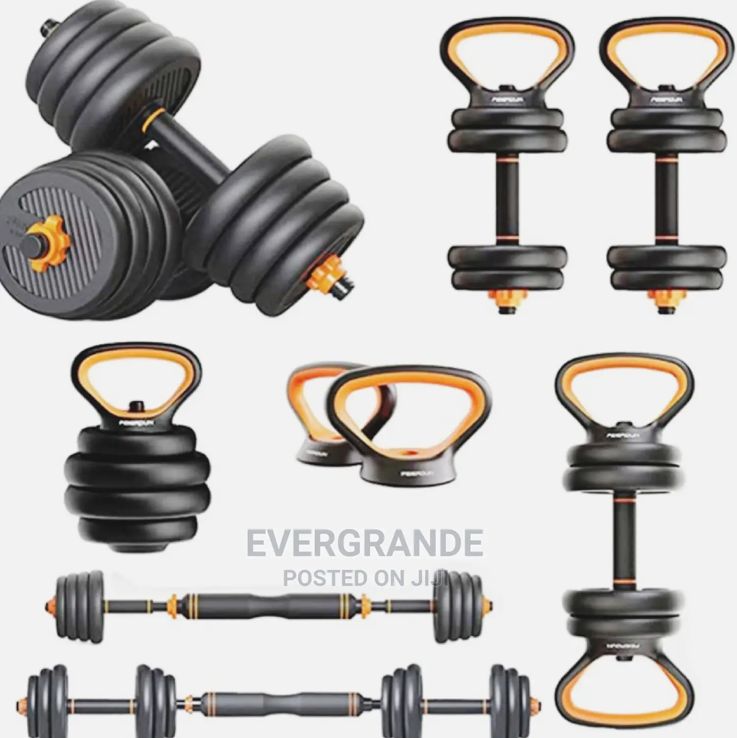 Affordable 40 Kg 6 in 1 Kettlebell Barbell Available Now.