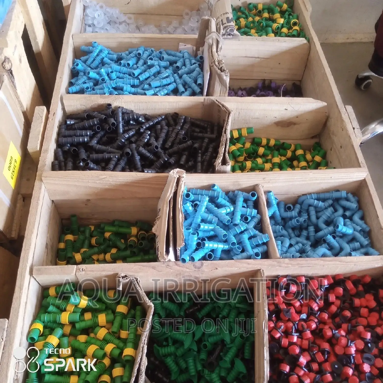 Dripline Fittings. Connectors
