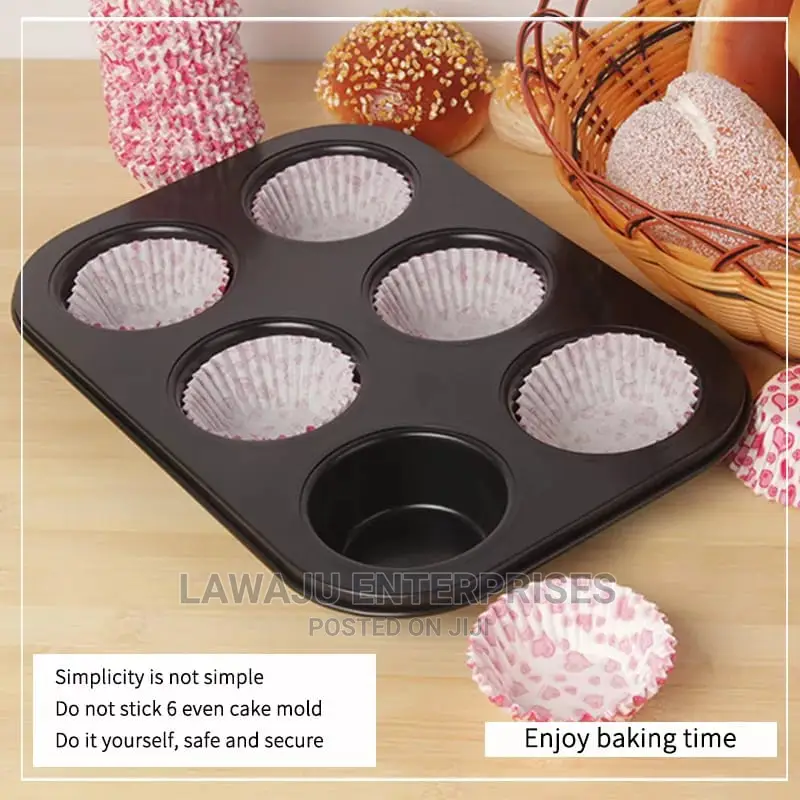 6 Cup Baking Tray