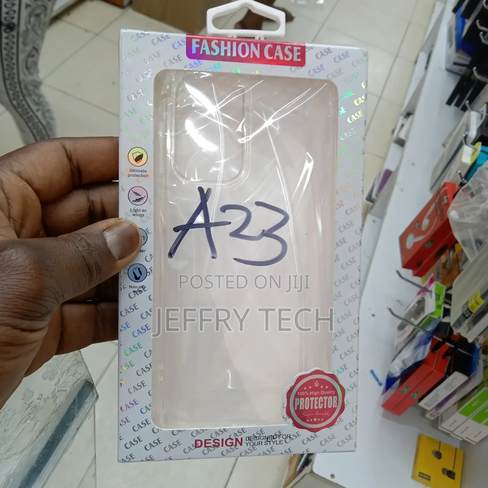For Samsung Galaxy A23 Clear TPU Shockproof Case