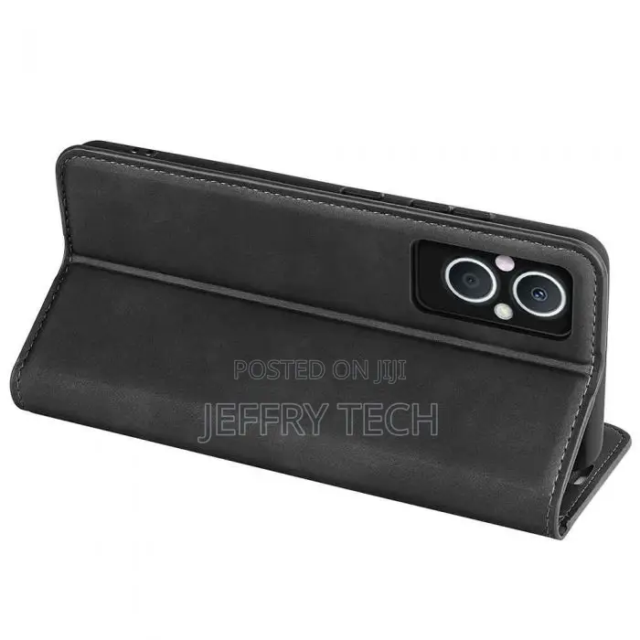 OPPO A96 5G Super Soft Leather Flip Cover Phone Case Dual In