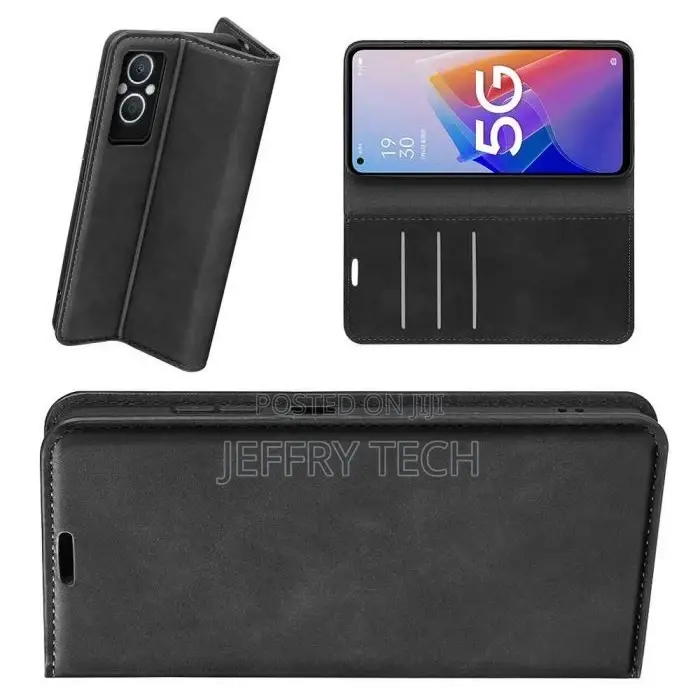 OPPO A96 5G Super Soft Leather Flip Cover Phone Case Dual In