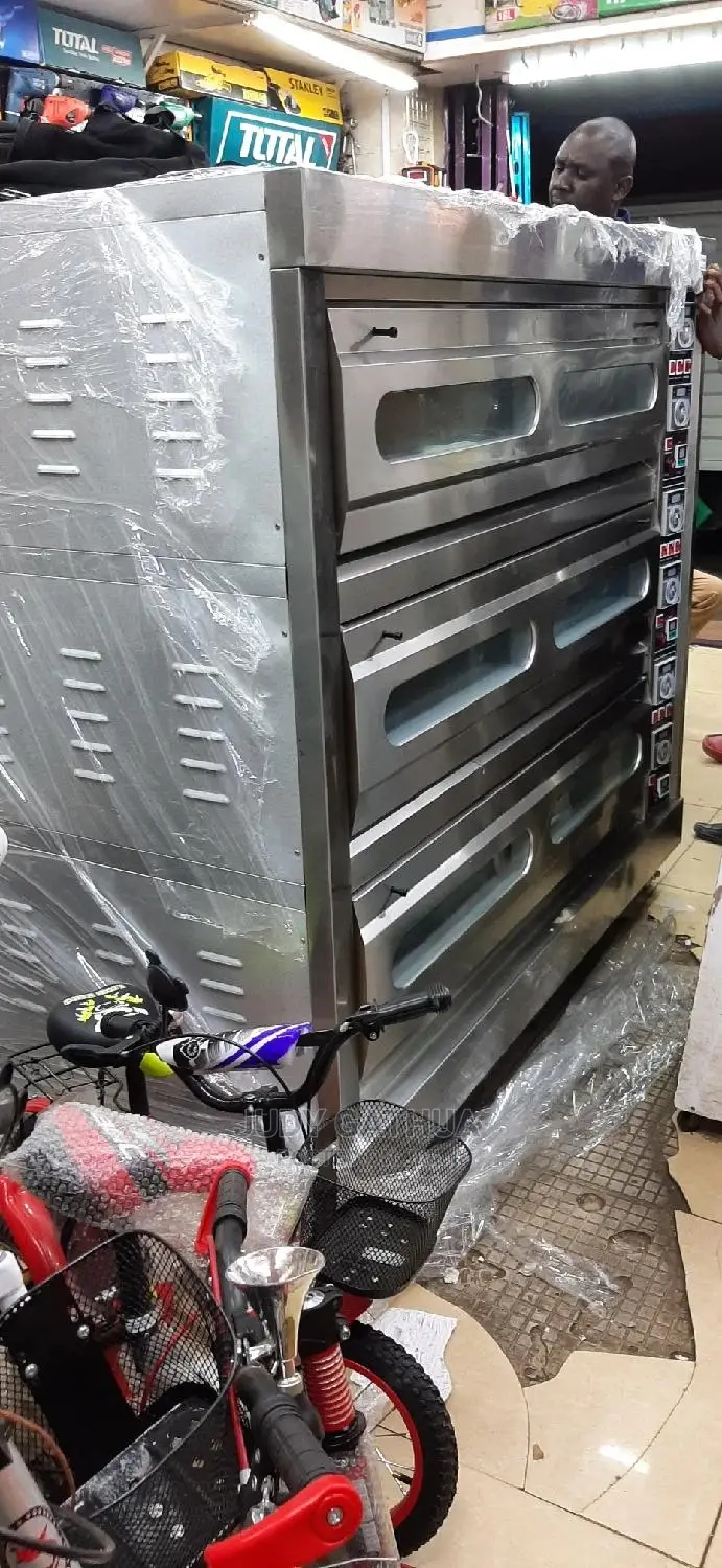 Commercial Oven 3 Deck 9 Trays