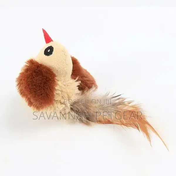 Charming Chirp Electronic Bird-Sound Cat Toy