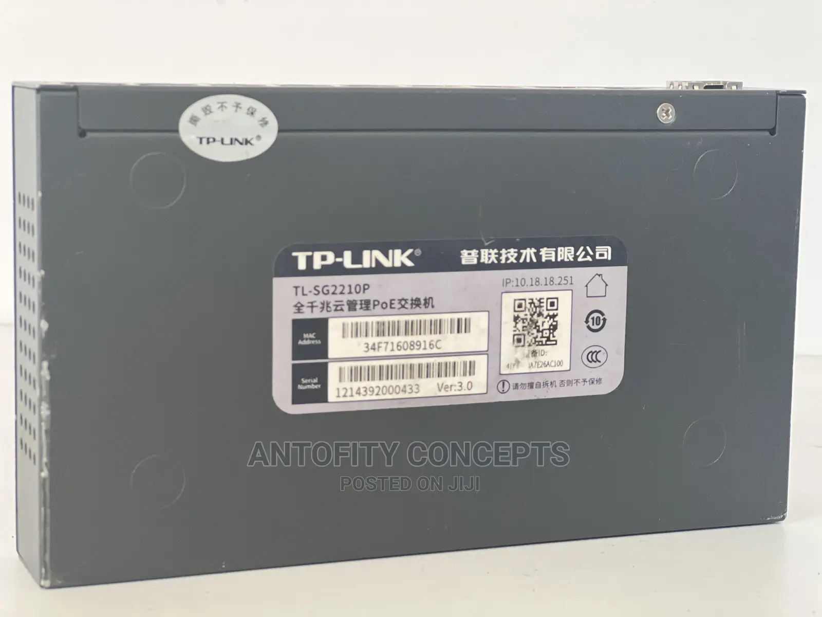 Tp-Link 8port POE Switch