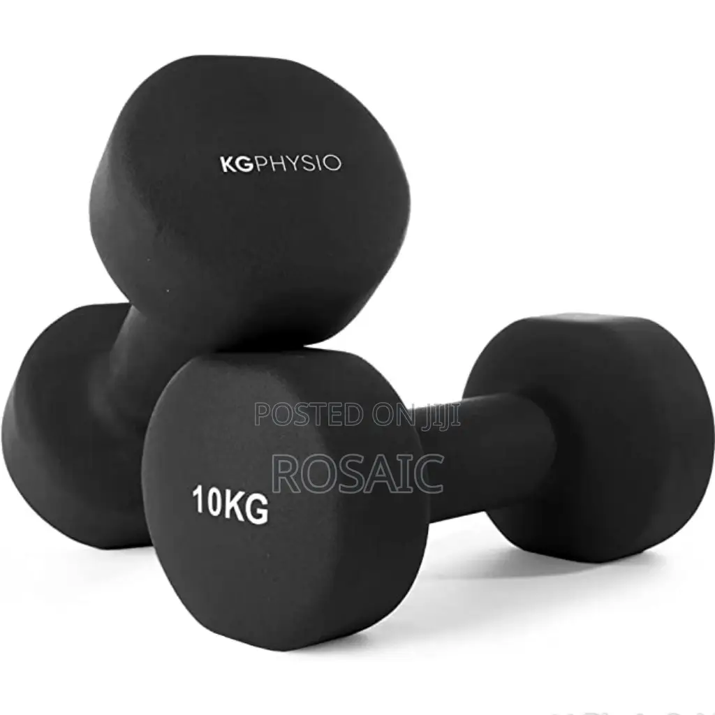 10 Kgs Neoprene Anti Slip Dumbbells