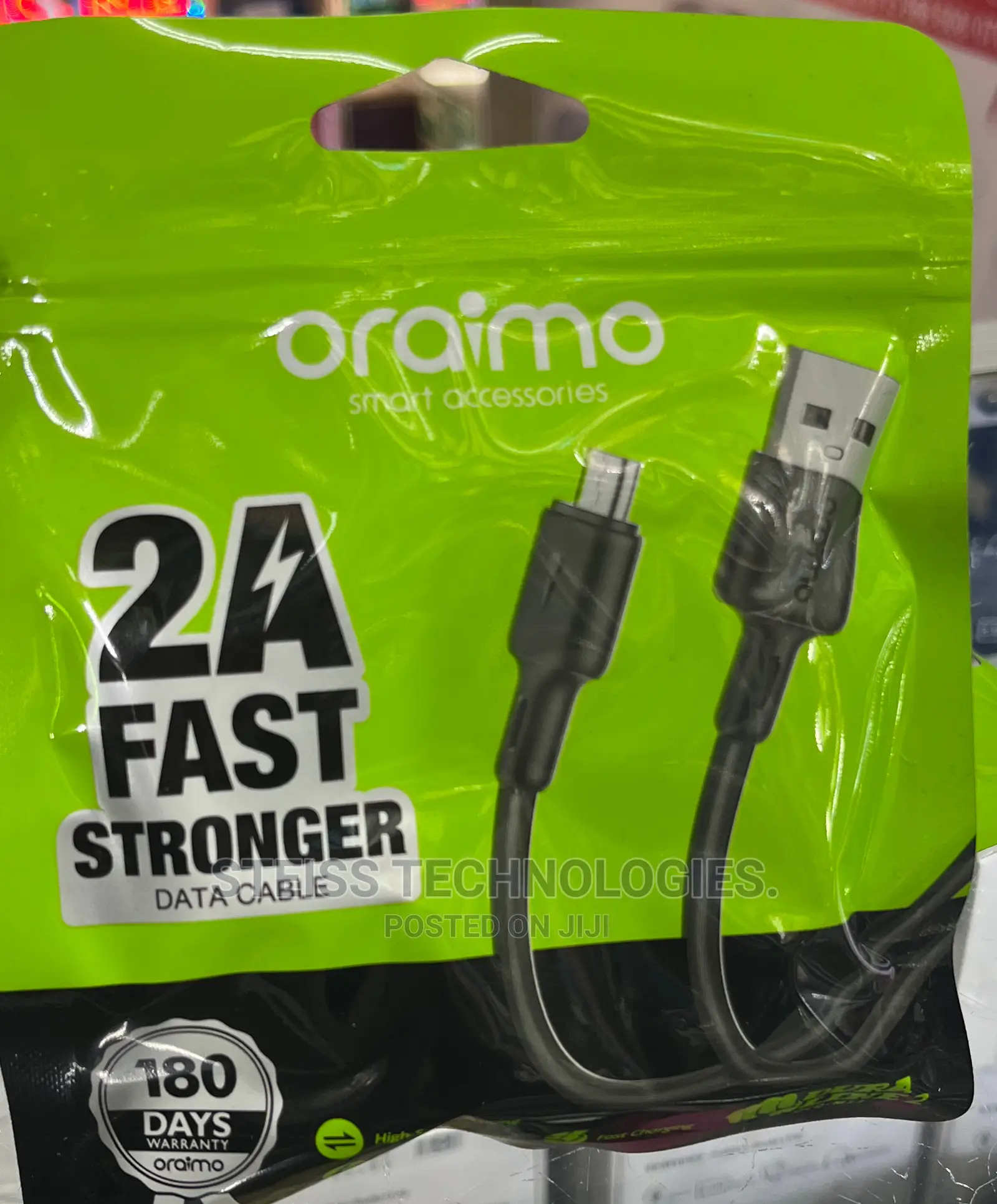 Oraimo Fast Chargers Data Cable.