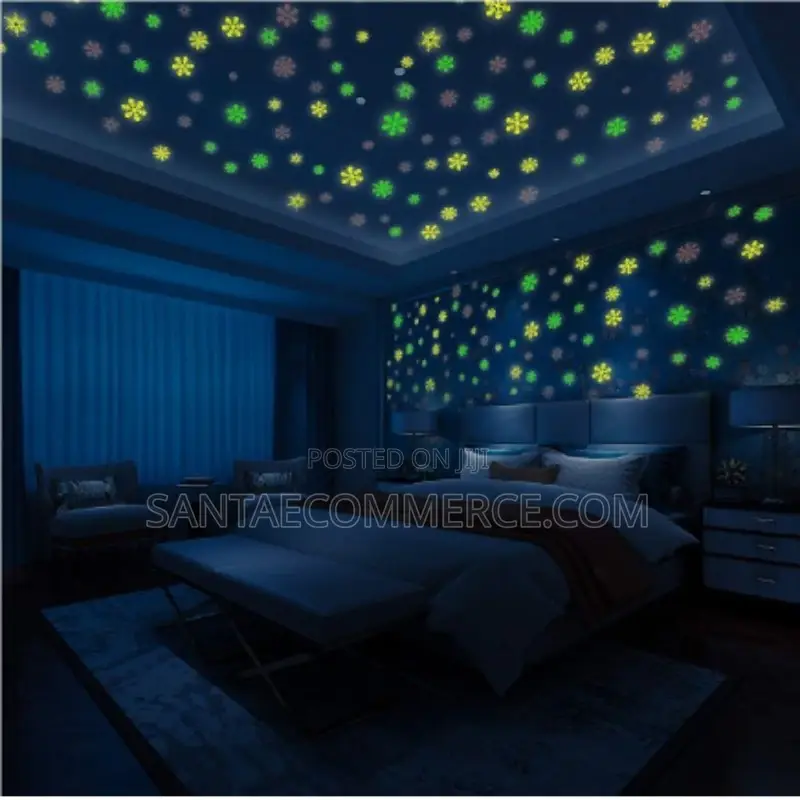 Glow in the Dark Snow Flakes