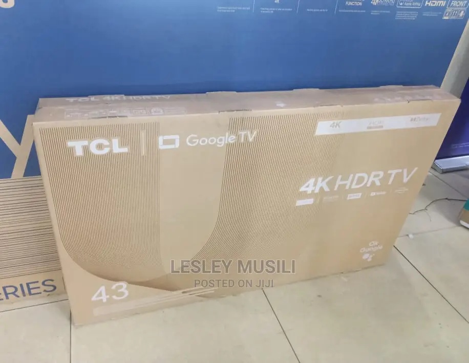Tcl 43" HDR Google Tv