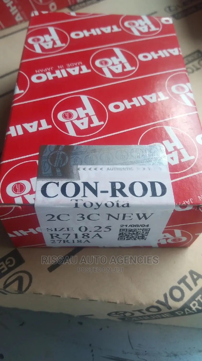 Toyota 2C and 3C Engine Conbearing Tahio Made in Japan.