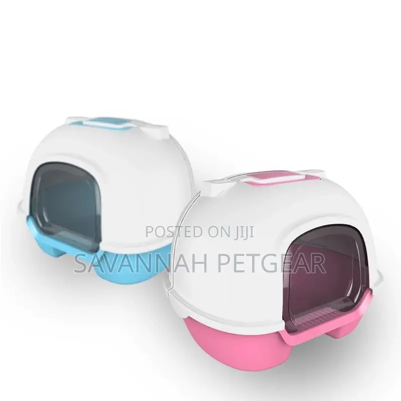 Igloo Enclosed Cat Litter Box With Air Vent and Swing Door