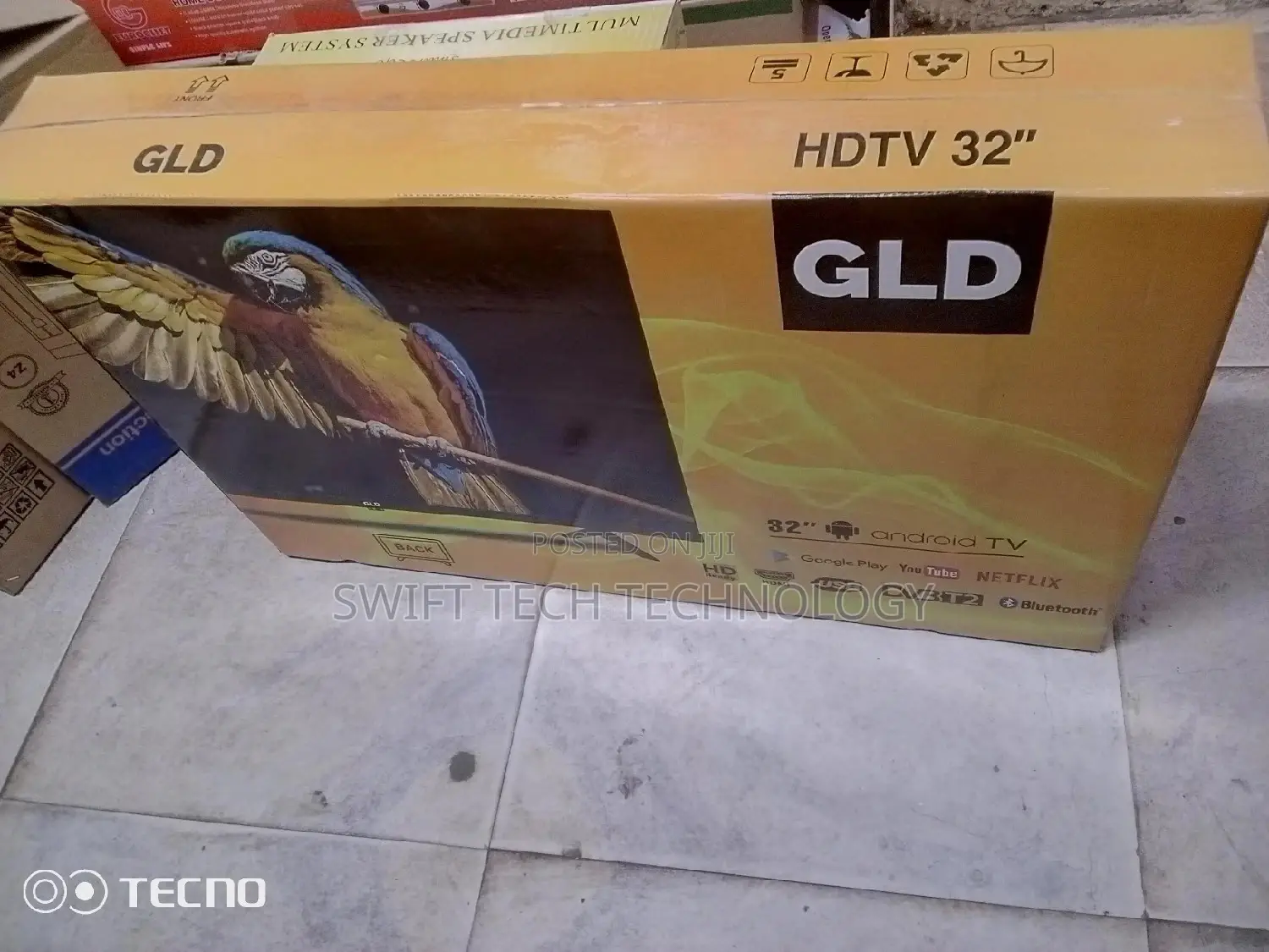 Gld 32 Inches Framless Smart Android HD LED TV