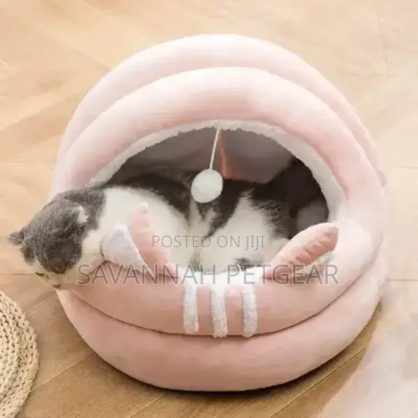 Remeow Snoozer Velvet Hooded Cat Bed