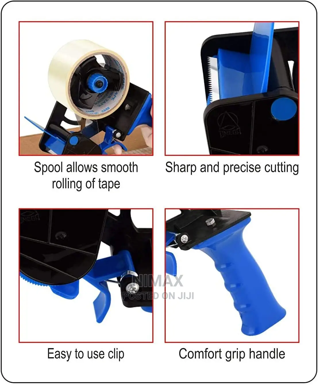2" Omega Hand Tape Dispenser Heavy Duty
