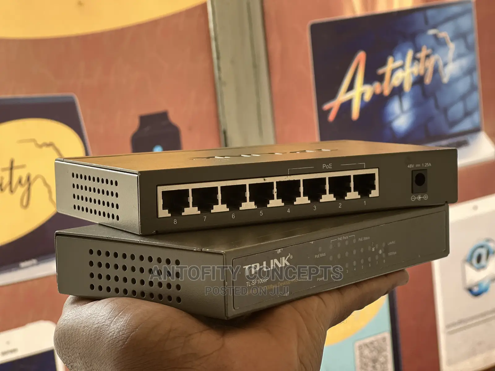 Tp-Link 8port (Half) POE Switch