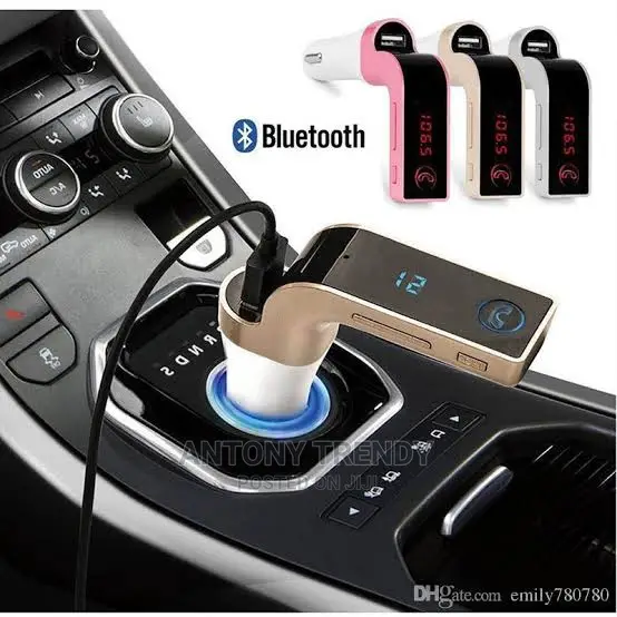Car Fm Modulator .With Bluetooth, Mem Aux And Flash Port